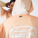 Lacoste blusão pulôver leve ao vivo homens laranja branco amarelo z81 88BL1281 - Image 9