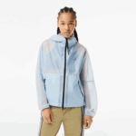 Lacoste blusão transparente mulheres mosca azul 88BL2433