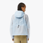 Lacoste blusão transparente mulheres mosca azul 88BL2433 - Image 3