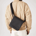 Lacoste bolsa clássica petit piquet homens preto 000 88BL2010 - Image 2