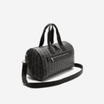 Lacoste bolsa de fim de semana com estampa de monograma the blend homens monograma noir gris h45 88BL1940 - Image 3