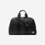 Lacoste bolsa de fim de semana de couro flexível mulheres preto 000 88BL2101