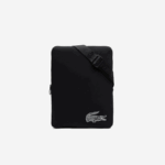 Lacoste bolsa transversal de fibra reciclada mulheres preto 000 88BL1971 - Image 2