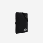 Lacoste bolsa transversal de fibra reciclada mulheres preto 000 88BL1971 - Image 4