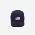 Lacoste boné ajustável da bandeira americana do esporte da taça dos presidentes homens azul marinho 166 88BL2331 - Image 3