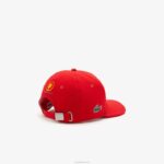 Lacoste boné ajustável da bandeira americana do esporte da taça dos presidentes homens vermelho 240 88BL2330 - Image 2