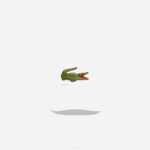 Lacoste boné de sarja de algodão orgânico ajustável homens branco 001 88BL2139 - Image 3