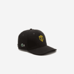 Lacoste Boné de tafetá esporte stretch da Presidents Cup homens preto 031 88BL2334