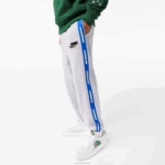 Lacoste calça de banda de marca homens chine cinza cca 88BL1027 - Image 2