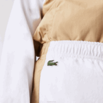 Lacoste calça de faixa contrastante crianças branco bege wn5 88BL3224 - Image 4