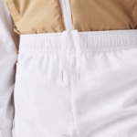 Lacoste calça de faixa contrastante crianças branco bege wn5 88BL3224 - Image 8