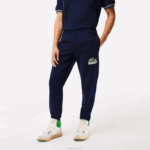 Lacoste calça de lã não escovada homens azul marinho 166 88BL309 - Image 2