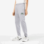 Lacoste calça de lã não escovada homens chine cinza cca 88BL308 - Image 2