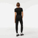 Lacoste calça de malha de algodão mulheres preto 031 88BL2404 - Image 3