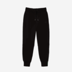 Lacoste calça de malha de algodão mulheres preto 031 88BL2404 - Image 5