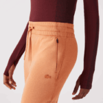 Lacoste calça de malha de algodão mulheres wwc laranja 88BL2405 - Image 2
