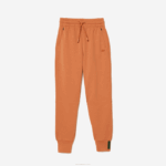 Lacoste calça de malha de algodão mulheres wwc laranja 88BL2405 - Image 4