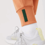 Lacoste calça de malha de algodão mulheres wwc laranja 88BL2405 - Image 5