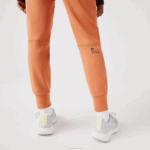 Lacoste calça de malha de algodão mulheres wwc laranja 88BL2405 - Image 6