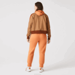 Lacoste calça de malha de algodão mulheres wwc laranja 88BL2405 - Image 8