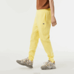 Lacoste calça de moletom de ajuste cônico homens amarelo 107 88BL349 - Image 2