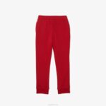 Lacoste calça de moletom esportiva crianças vermelho 5sx 88BL3218 - Image 2