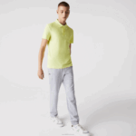 Lacoste calça esportiva de lã para tênis homens chine cinza cca 88BL1152