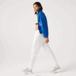 Lacoste calça estampada náutica mulheres branco 70v 88BL2554 - Image 2