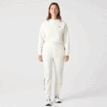 Lacoste calça estampada náutica mulheres branco 70v 88BL2554 - Image 11