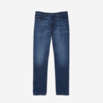 Lacoste calça jeans slim fit de algodão homens azul mk9 88BL419 - Image 6