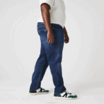 Lacoste calça jeans slim fit de algodão homens azul mk9 88BL419 - Image 10