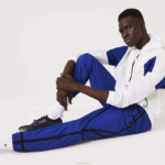 Lacoste calça leve homens bdm azul 88BL1130