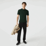 Lacoste calça leve homens preto 031 88BL1131