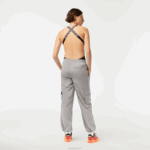 Lacoste calças cargo largas mulheres cinza kzw 88BL2450 - Image 3