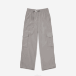 Lacoste calças cargo largas mulheres cinza kzw 88BL2450 - Image 4