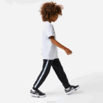 Lacoste calças de bandas impressas crianças preto azul 985 88BL3223 - Image 3