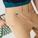 Lacoste calças de golfe esportivas homens bege 02s 88BL424 - Image 4