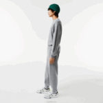 Lacoste calças de treino impressas homens ano chine cinza 88BL1012 - Image 2