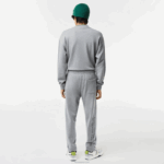 Lacoste calças de treino impressas homens ano chine cinza 88BL1012 - Image 3