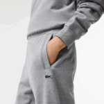 Lacoste calças de treino impressas homens ano chine cinza 88BL1012 - Image 4