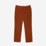 Lacoste calças de veludo cotelê retas homens marrom 3pb 88BL1583 - Image 4