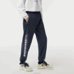 Lacoste calças elásticas à prova d'água homens kxe azul 88BL336 - Image 2