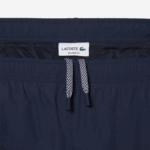 Lacoste calças elásticas à prova d'água homens kxe azul 88BL336 - Image 5