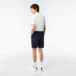 Lacoste calções de golfe elásticos leves desportivos homens azul marinho 166 88BL443 - Image 3
