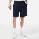 Lacoste calções desportivos ultraleves homens azul marinho branco 525 88BL1411 - Image 2