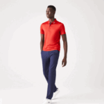 Lacoste camisa pólo de golfe jersey esporte homens vermelho azul marinho 528 88BL597 - Image 2