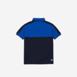 Lacoste camisa pólo piquê colorblock respirável Rapazes azul marinho mt5 88BL3183 - Image 2