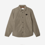 Lacoste camisa xadrez repelente de água homens bege marinho verde caqui 87e 88BL1549 - Image 5