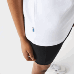 Lacoste camiseta algodão vivo homens branco azul amarelo d1q 88BL941 - Image 2