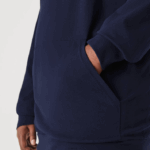 Lacoste camiseta com capuz xl homens azul marinho 166 88BL781 - Image 3